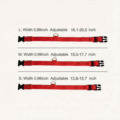 Premium LED Safety Dog Collar – High-Visibility Glow-in-the-Dark Night Walking Collar, Adjustable & Durable for Small to Large Dogs